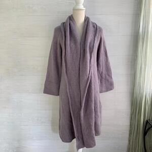 Soft Surroundings - Grey Ridge purple open Ambrosia Cardigan duster sweater XS